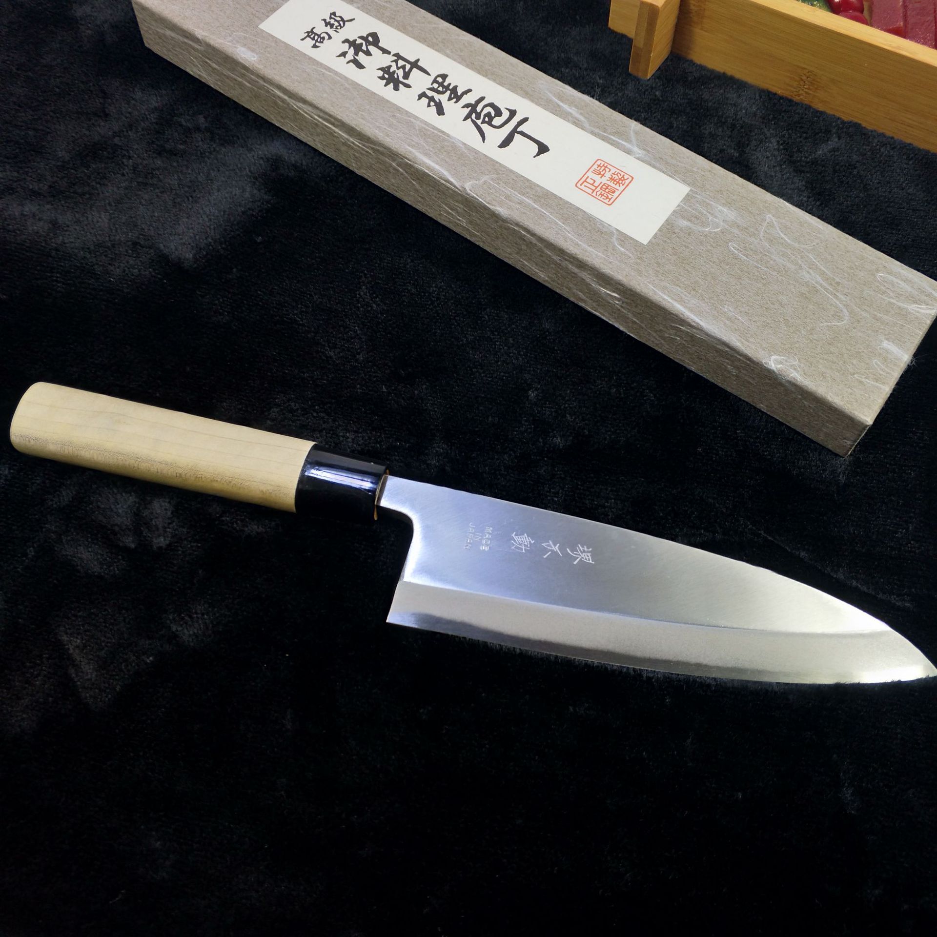 日本界不动鱼头刀料理刀分骨刀砍骨刀出刃庖丁鱼生刀刺身刀杀鱼刀