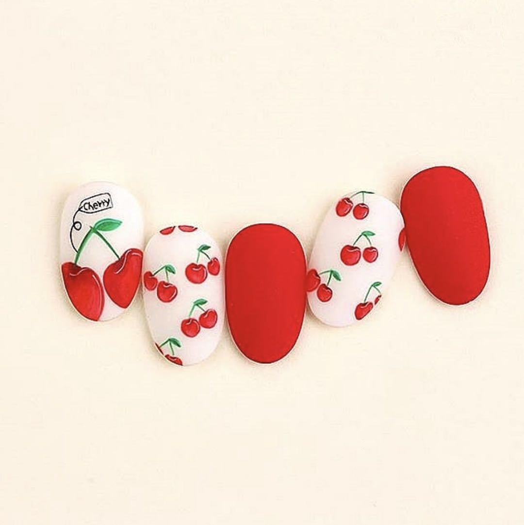 328-336 High-Profile Figure Lemon Fruit Avocado Strawberry 3d Nail Sticker Flower Sticker Nail Ornament