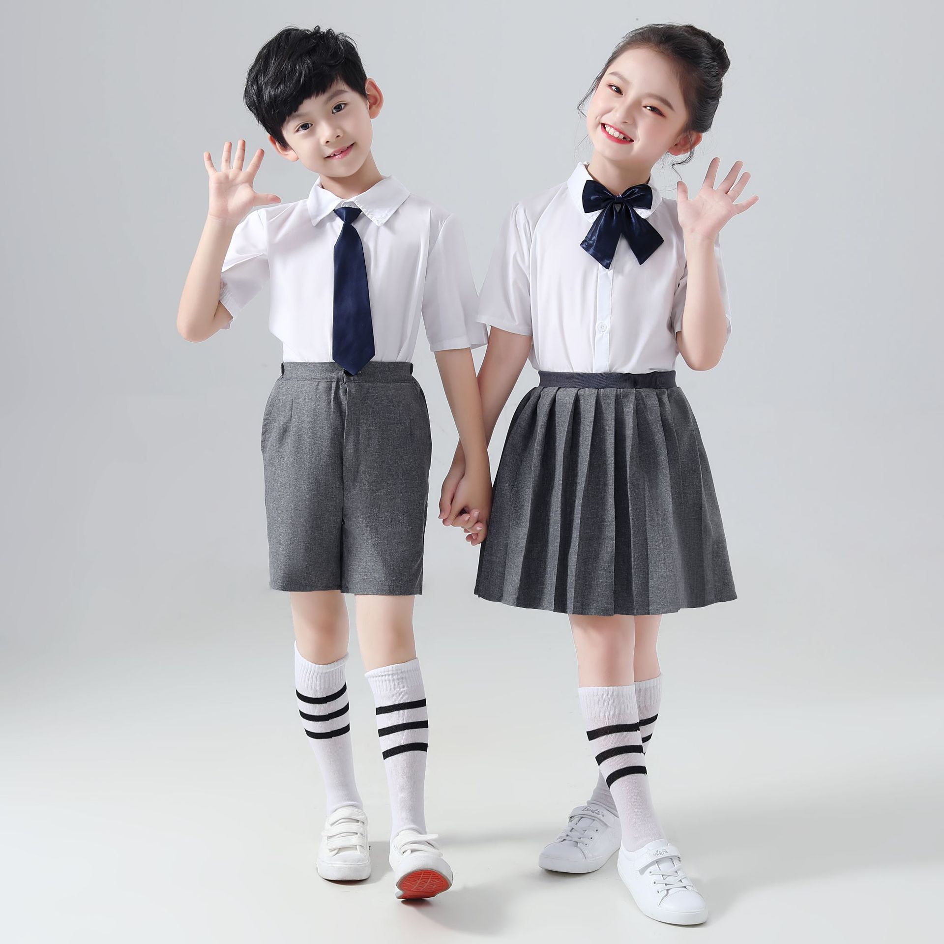 儿童演出服中小学生英伦学院风幼儿园园服合唱服朗诵舞蹈表演服装