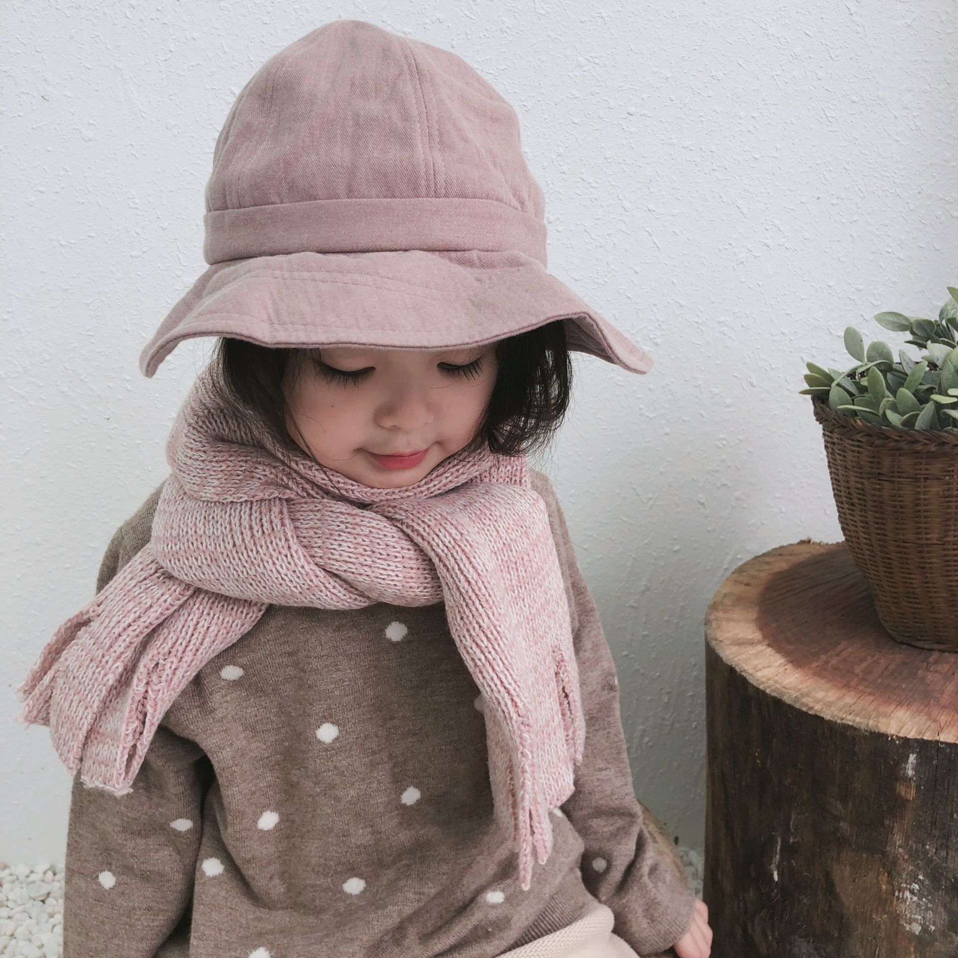 Special Clearance ~ Autumn and Winter Warm Korean Style Boys' and Girls' Wool Knitted Thickened Scarf Child Kid Scarf