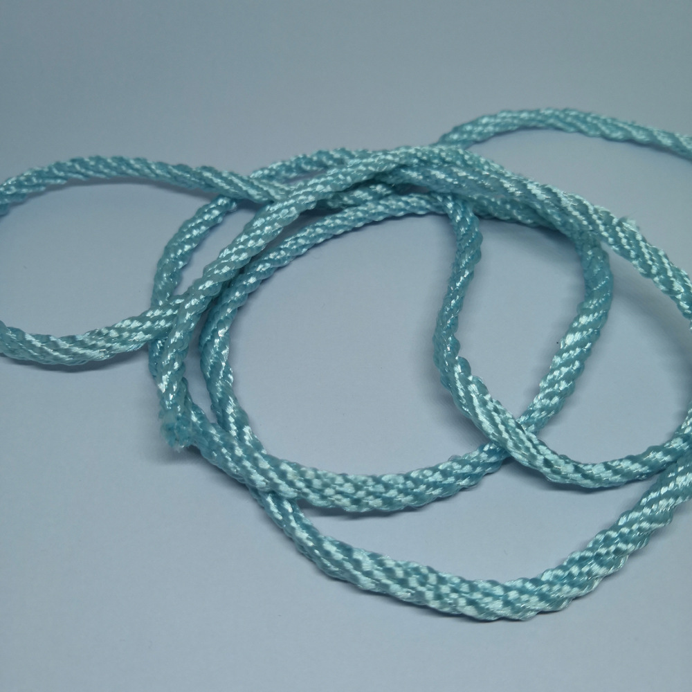 工厂定做工厂直销丝光棉绳sp线涤棉麻花绳