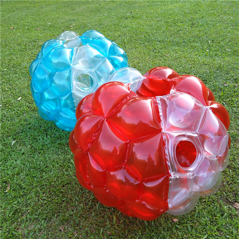 pvc加厚户外运动会碰碰球 充气悠波球泡泡弹球充气玩具 品质保证