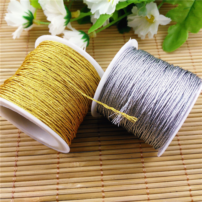 金丝银丝股线 diy珠宝编织线编缠线金银手链绕线项链吊牌线塔线材