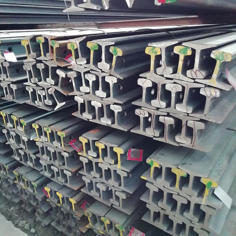 现货批发国标钢轨 u75v轨道钢 邯钢铁轨起重机专用重轨