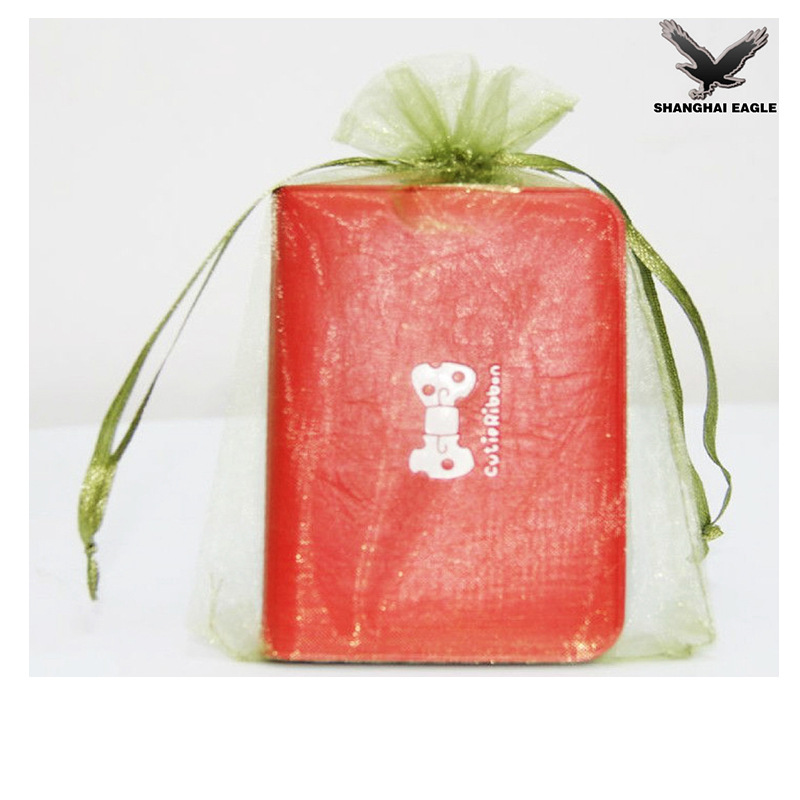 厂家批发 热转印礼品纱袋 包装礼品纱袋 h型纱袋定做 款式新颖