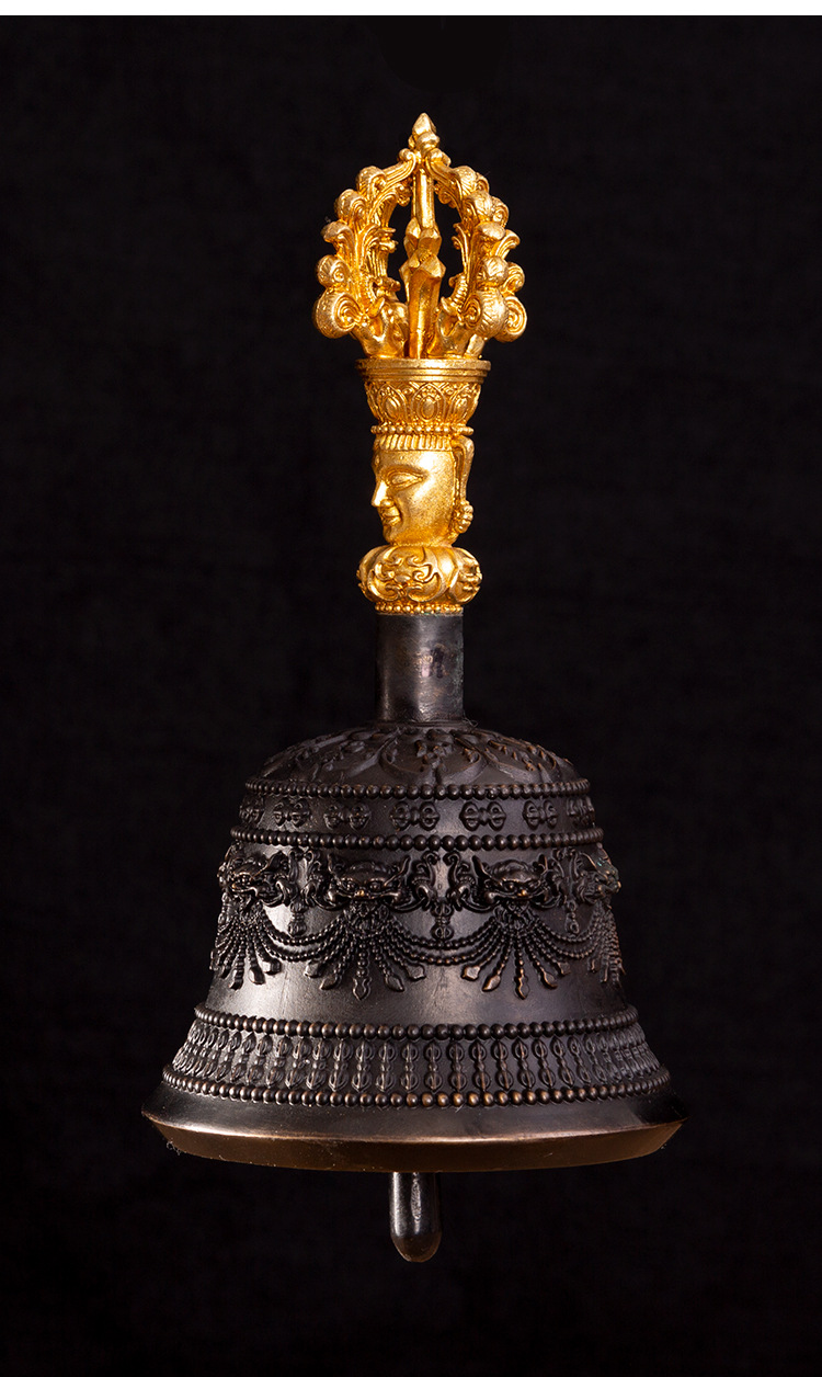 五股金刚玲杵法器藏传佛教密宗修法五钴摇铃玲杵一套响铜回音