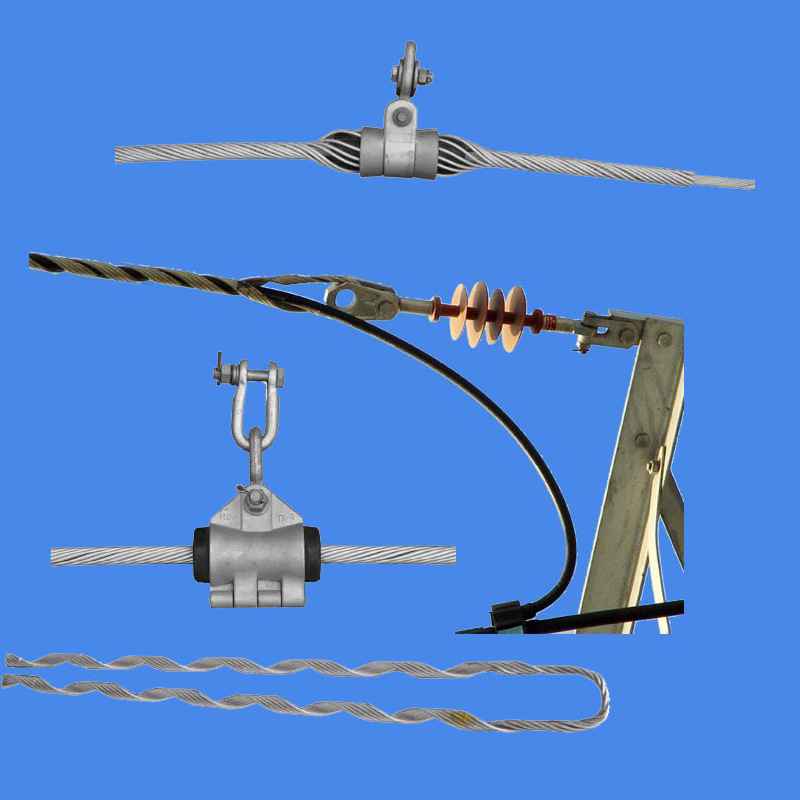 热销国网标准 adss耐张 opgw光缆用预绞式 耐张悬垂线夹200米跨距