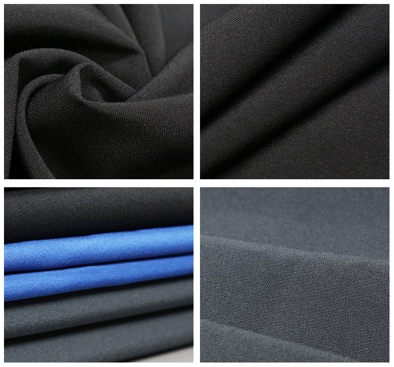 150d平纹纯色涤纶春亚纺梭织速干运动裤服装面料批发 四面弹布料