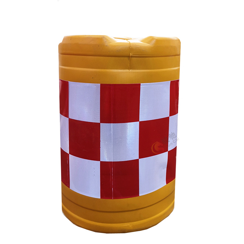 吹塑加厚防撞桶 道路公路收费站专用防撞警示桶 路口防撞警示锥筒