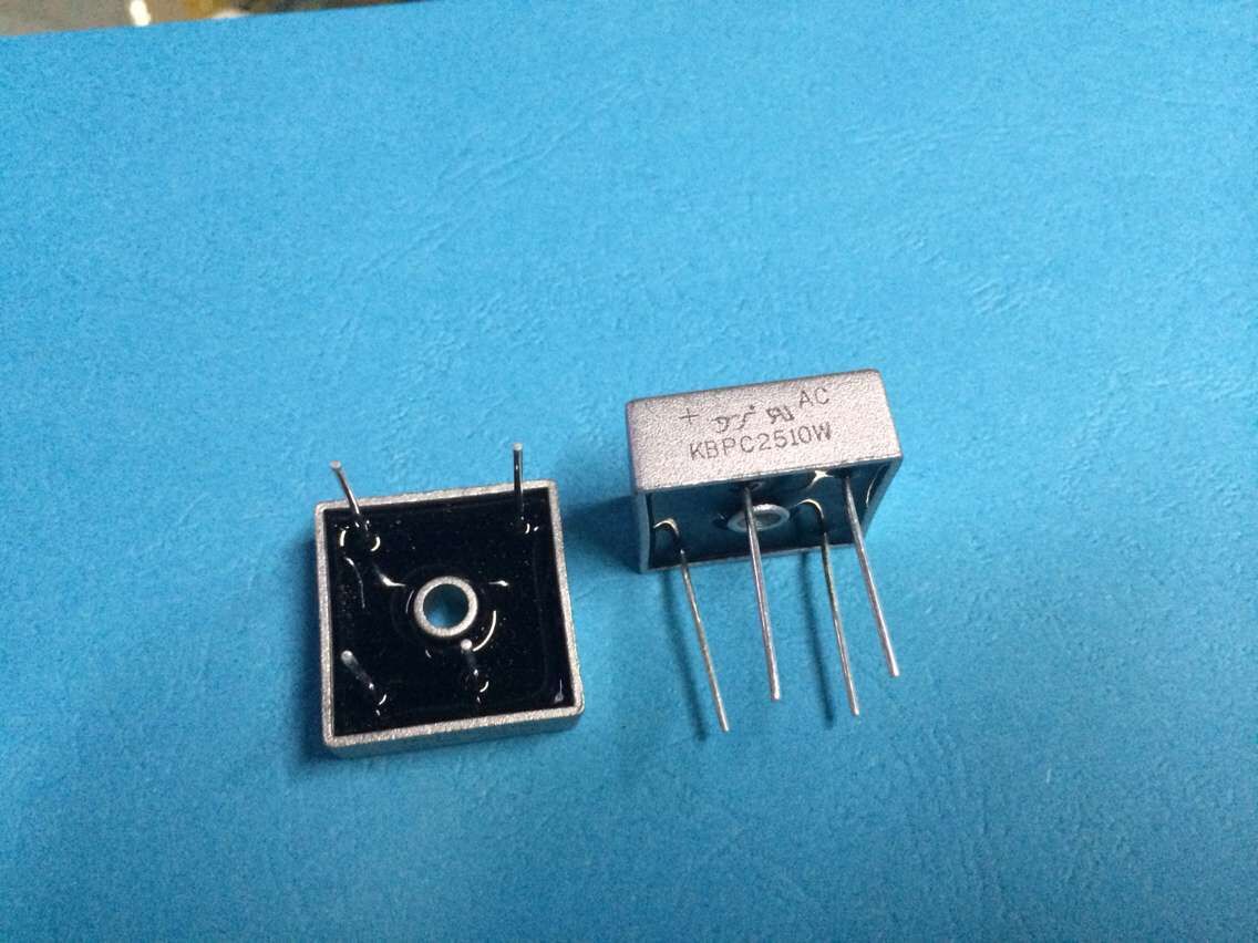 sep整流桥,桥式整流器针脚方桥kbpc2510w 足25a1000v铜脚进口原装