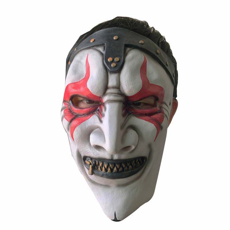 万圣节舞会装扮面具拉链嘴伯爵假面外星人化妆易容演出派对乳胶
