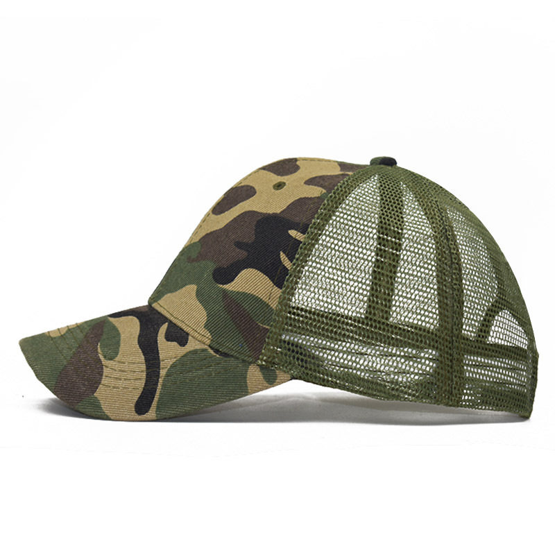 2018 Summer Camouflage Hat Camouflage Baseball Cap Mesh Cap Sports Peaked Cap Outdoor AliExpress One Piece Dropshipping