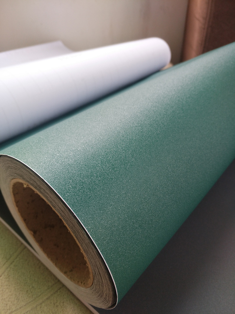 深绿展柜专柜膜装饰贴膜波音软片自粘 家具衣柜贴纸pvc墙贴波音片