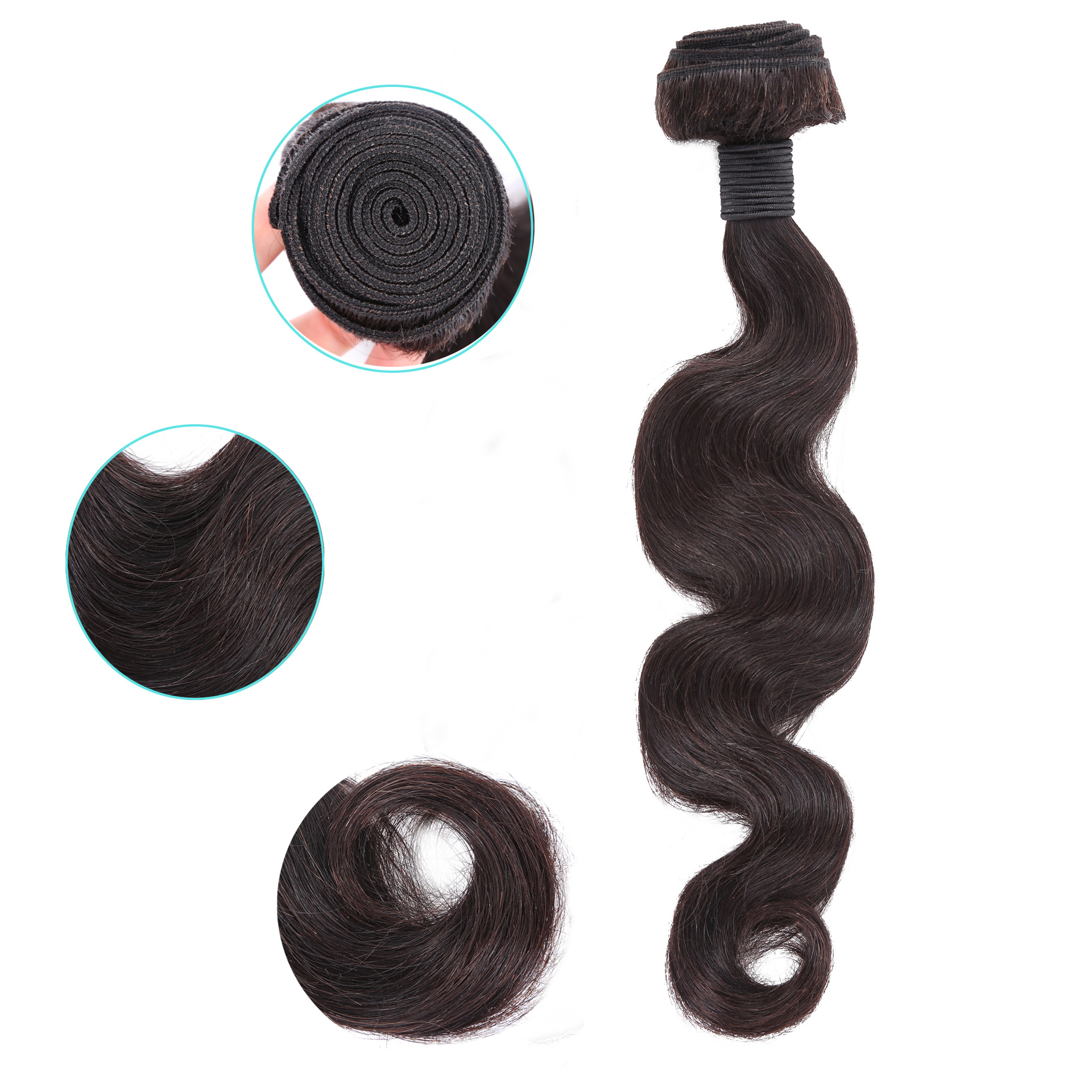 假发发帘亚马逊热销真人发发帘不打结可漂染body wave发帘