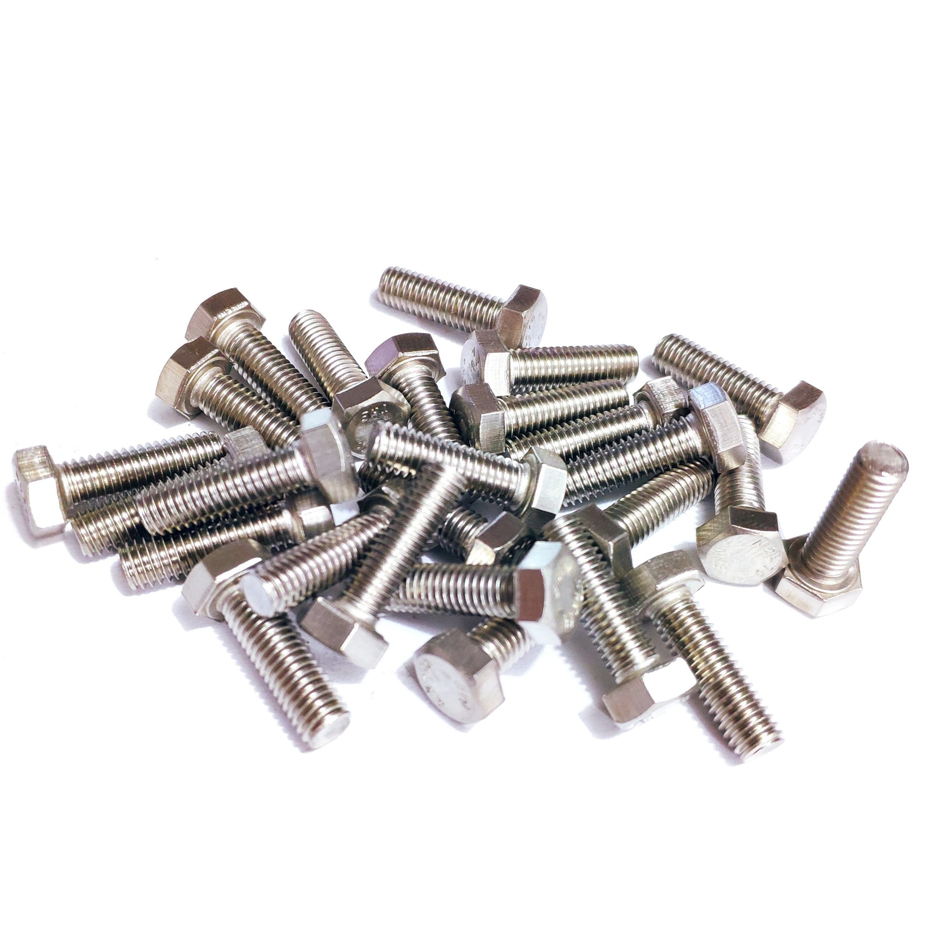 超值热卖供应din933六角头螺栓 全牙螺丝 全螺纹螺钉 不锈钢304