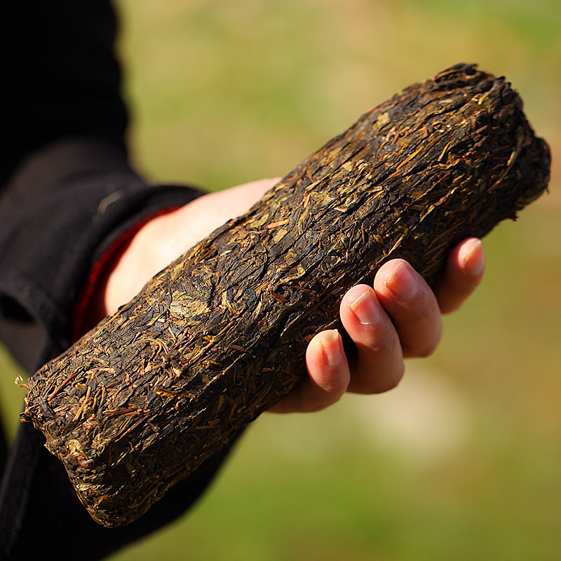 正宗湖南安化十两茶小千两茶花卷茶荒山野生黑茶高野十两茶362.5g