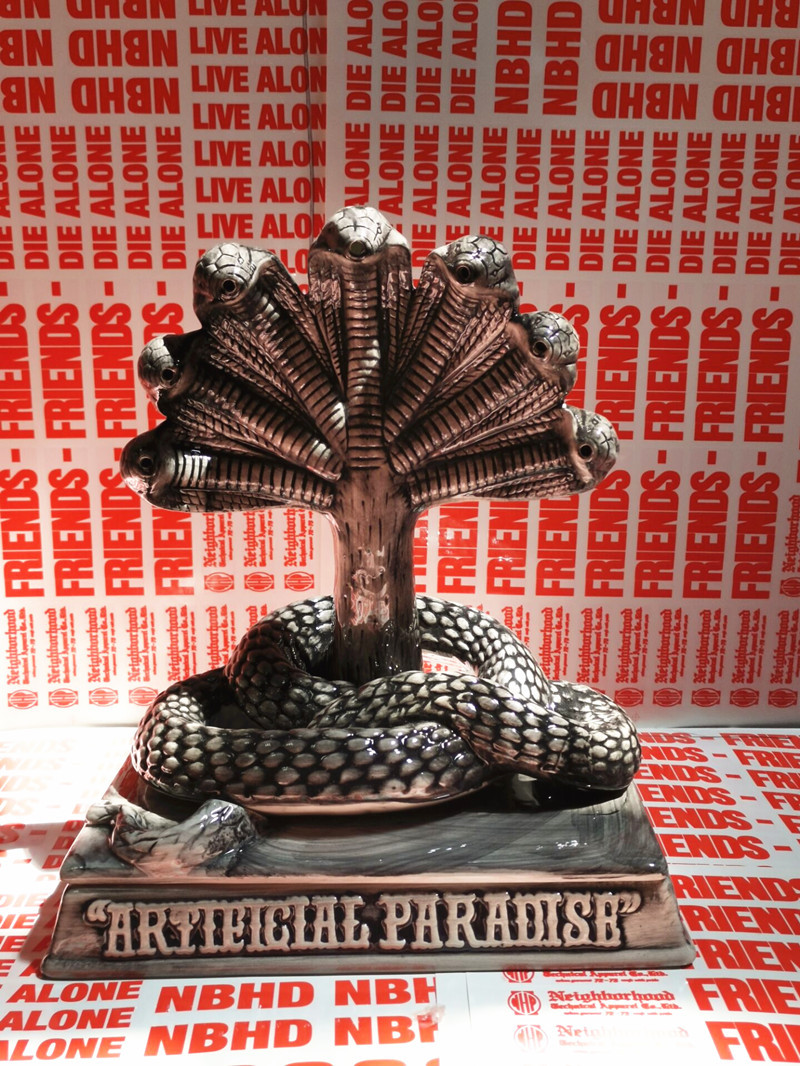 现货七头蛇 nbhd香炉 联名黑色 白色 蛇香炉 限量创意潮牌陶瓷