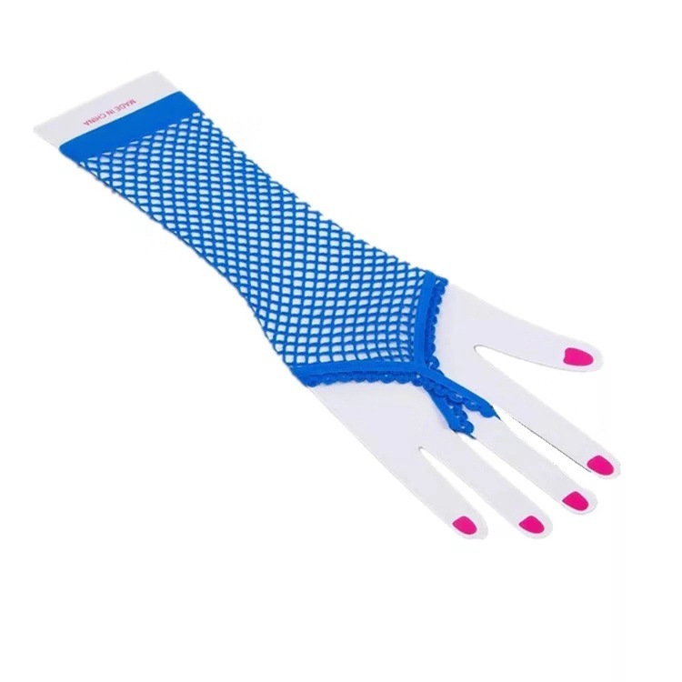 单色勾指渔网手套舞会酒吧ktv表演手套婚庆舞台手套亚马逊爆款