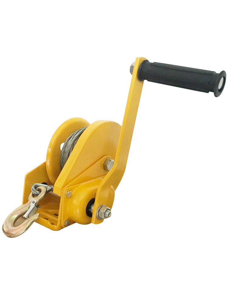 厂家直销1200磅手摇绞盘 自锁式小吊机家用绞车手摇绞盘手动绞盘