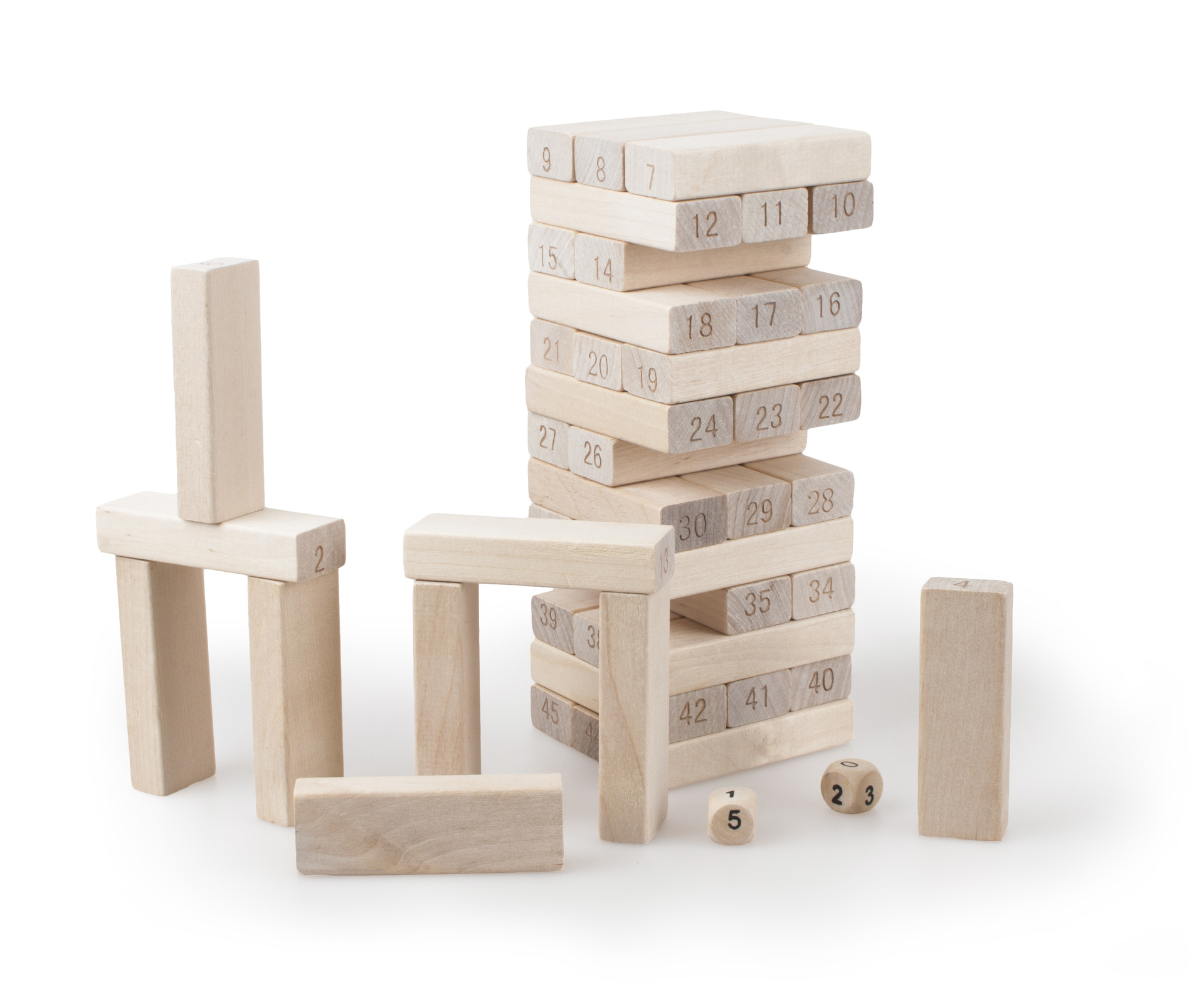 儿童数字彩色叠叠乐益智积木玩具亲子互动抽抽乐层层叠成人叠叠高