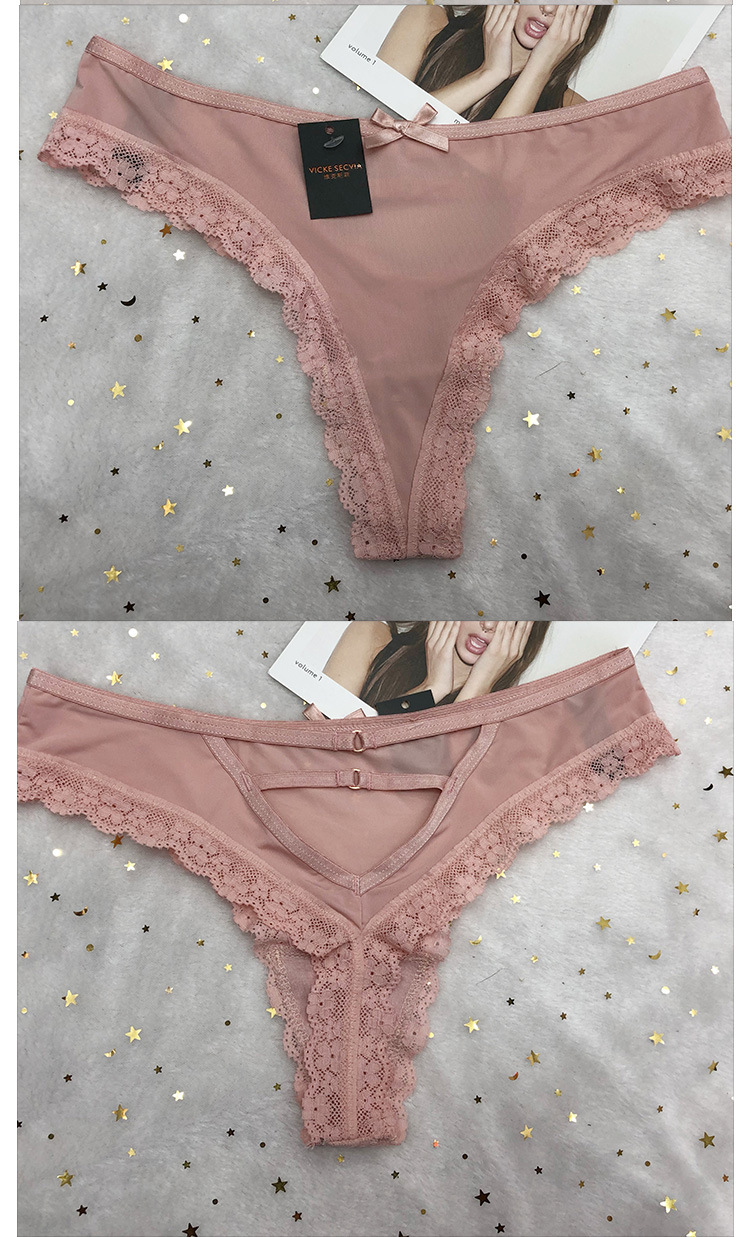 罗莉莎丁字裤女2019新款性感女士蕾丝内裤 丁字裤女士批发代理