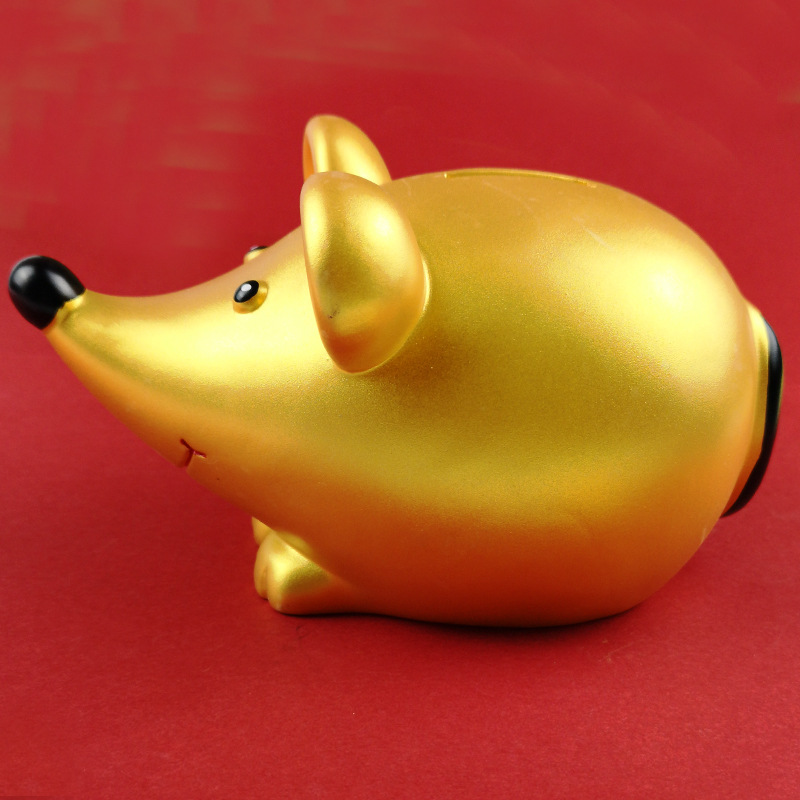 2020鼠年吉祥物金鼠招财储钱罐存钱罐储蓄罐家居摆件新年礼物