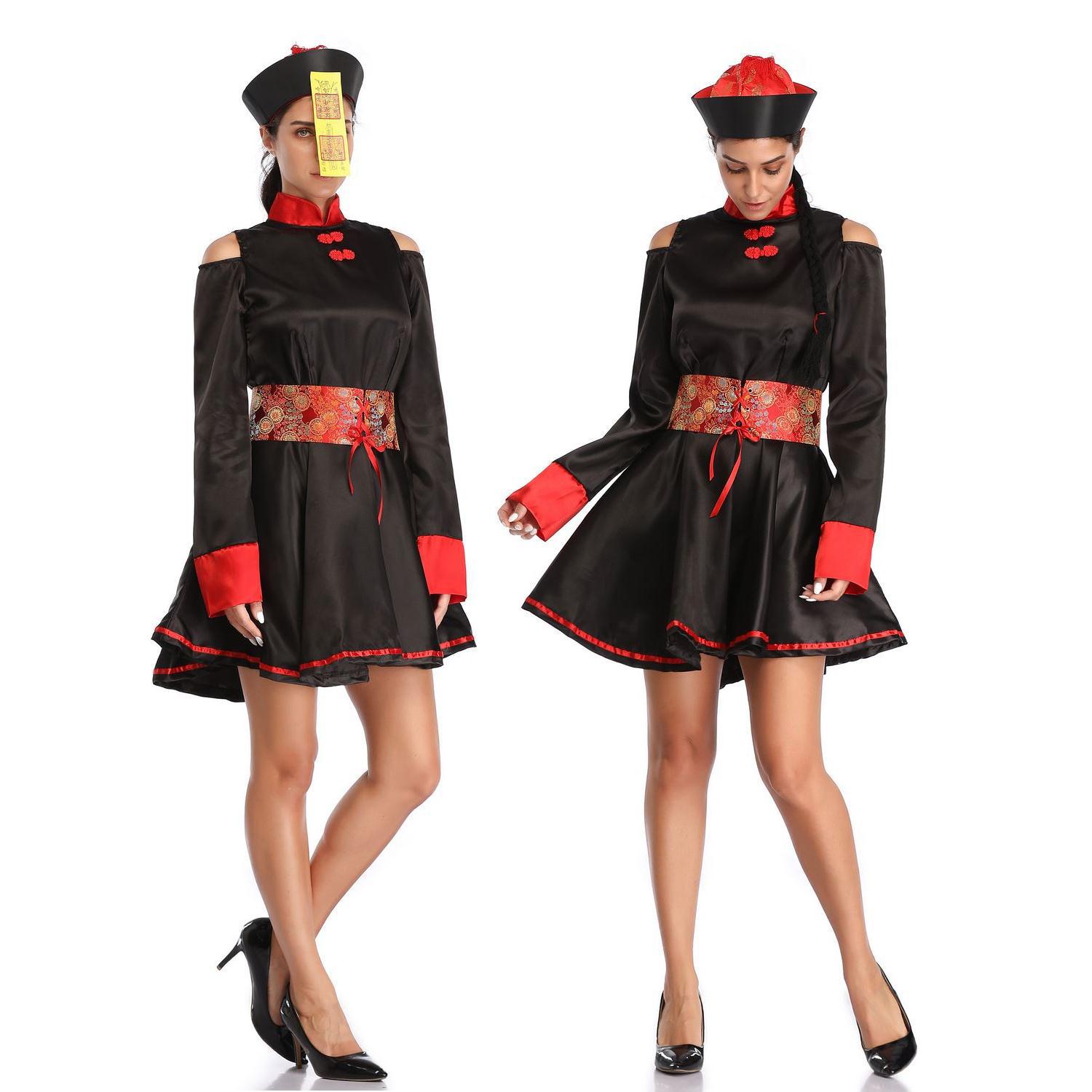 新款万圣节化妆舞会古代穿越僵尸舞台角色扮演僵尸服装分码