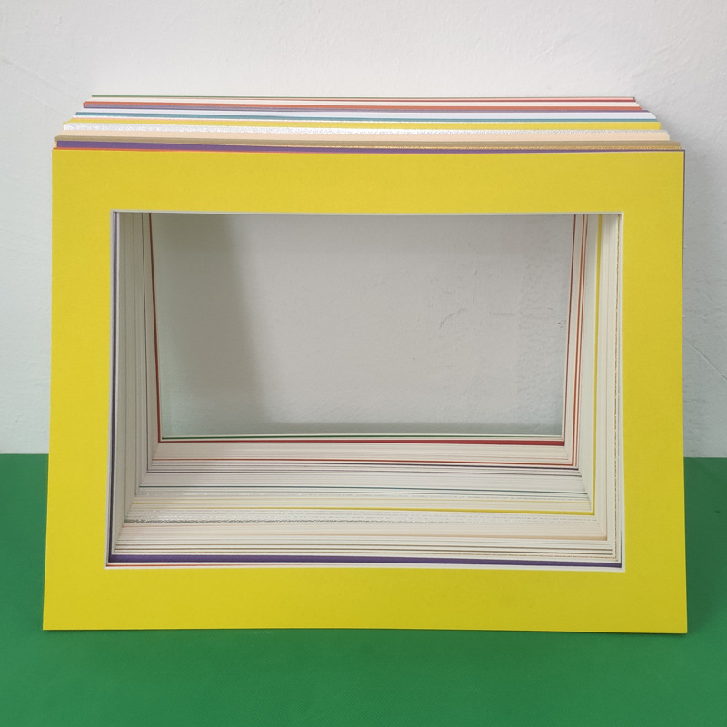 卡纸相框画框儿童简易卡纸8k开a4纸框装裱材料厂销作品框便宜相框