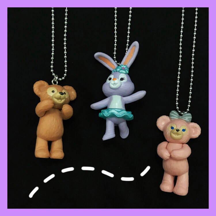 卡通可爱芭蕾兔史黛拉小兔子项链蹦迪嘻哈雪莉达菲熊颈链锁骨链潮