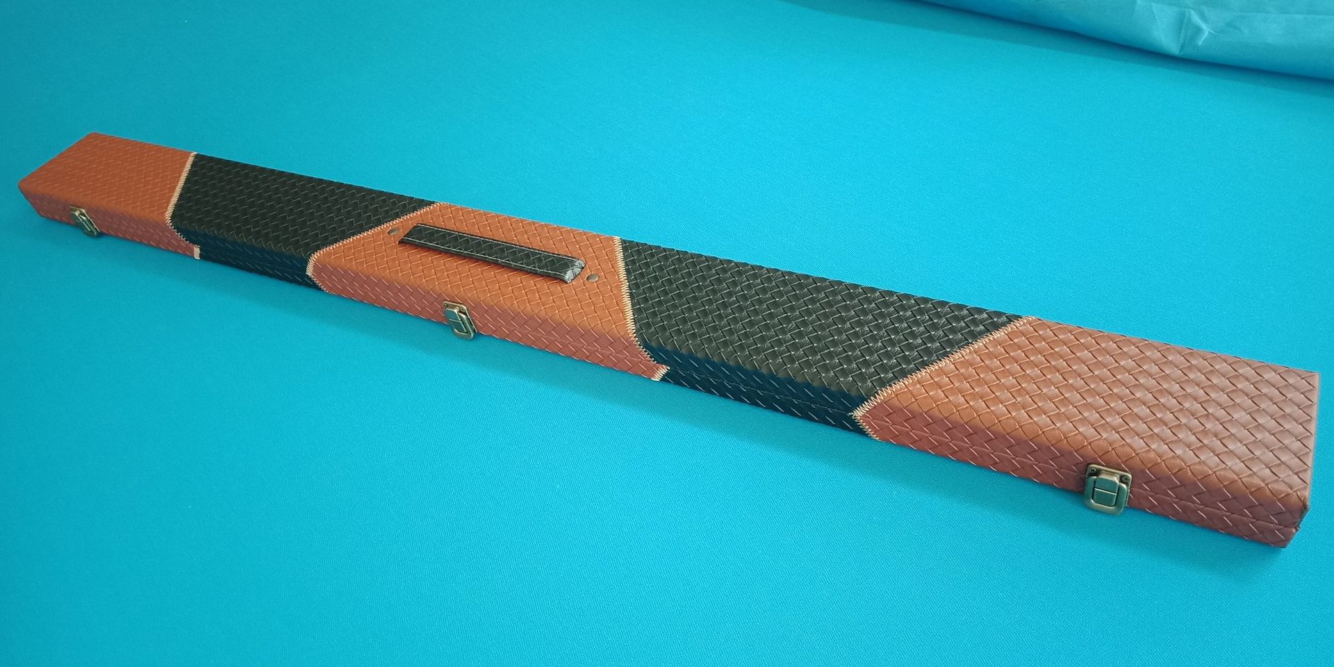 3/4分体放台球杆杆盒 斯诺克球杆盒子 杆箱 杆包桌球杆双槽杆盒