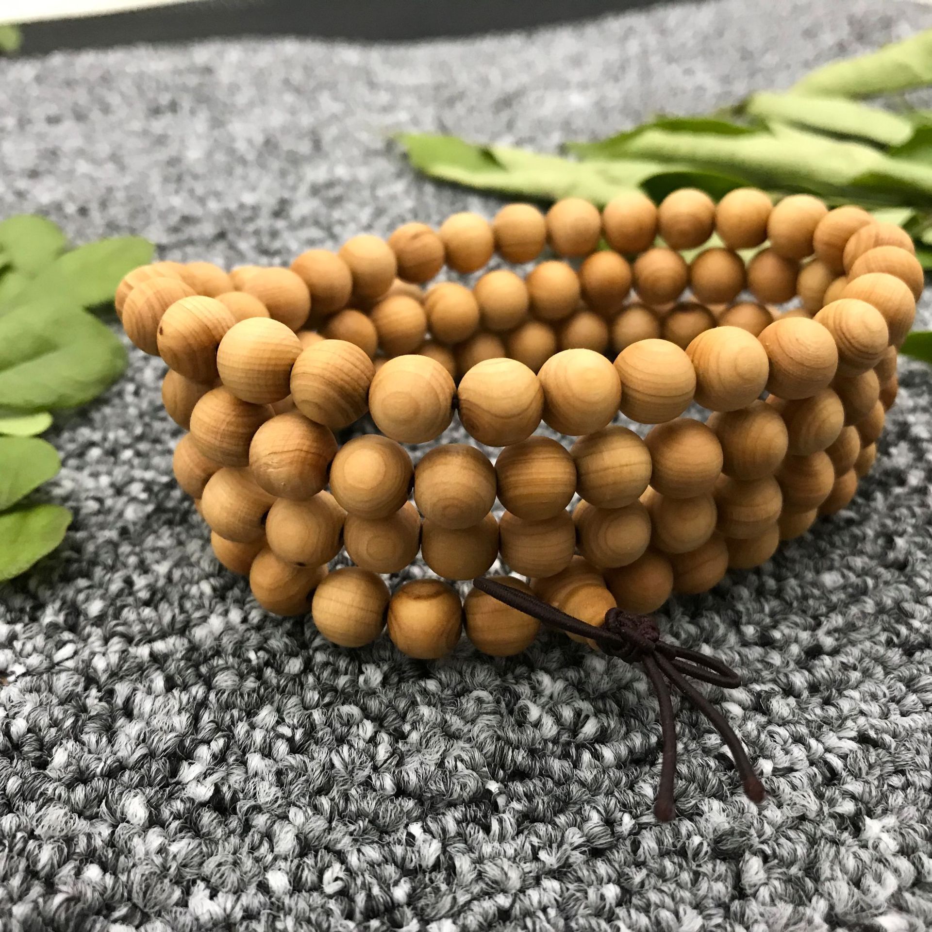 太行崖柏手串素珠108颗念珠手链 老料高油性佛珠饰品 厂家批发