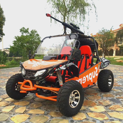 越野卡丁车200汽油四轮改装沙滩车成人全地形双座钢管山地摩托utv