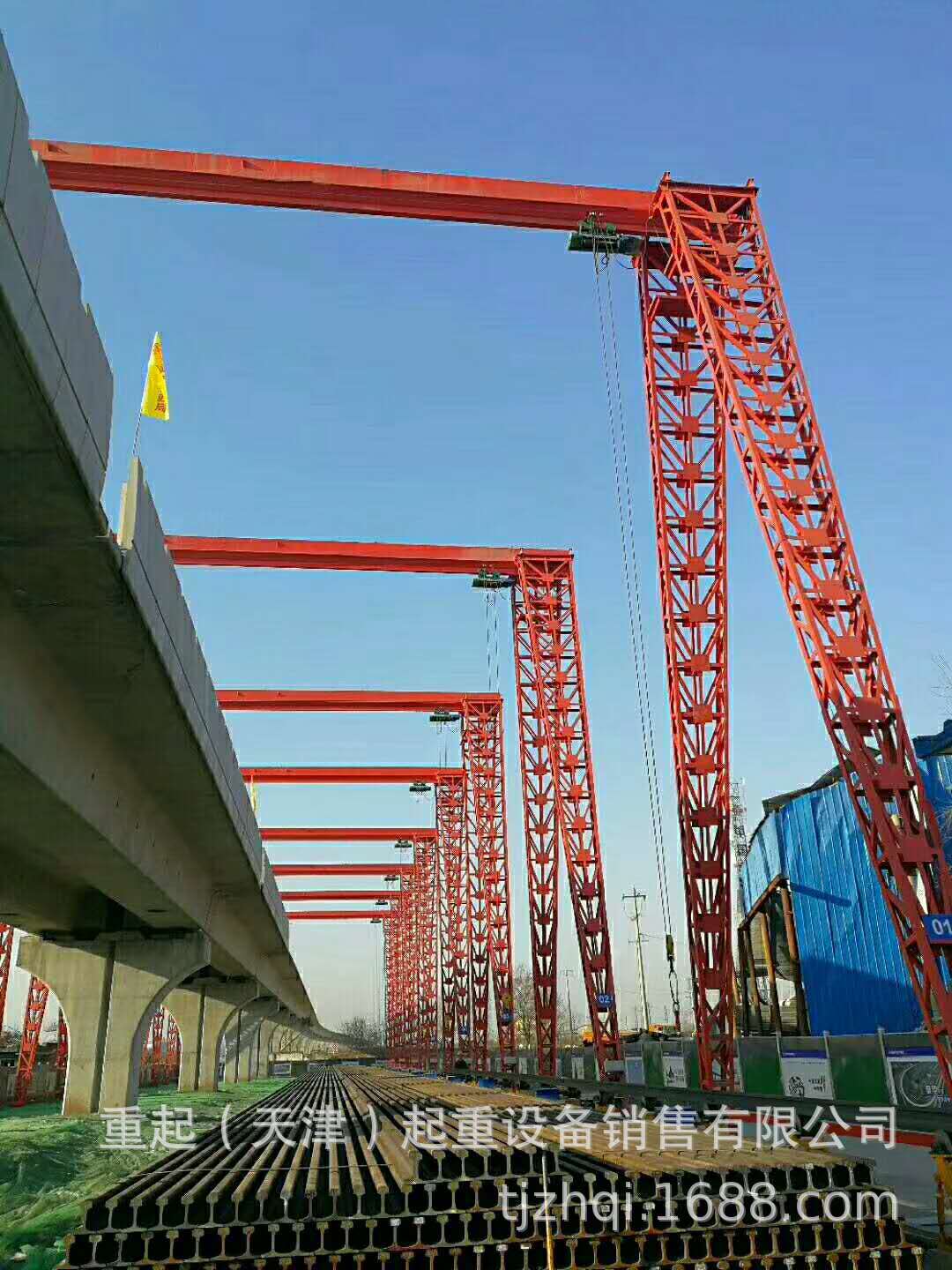 天津半门吊 bmh型10吨半门式起重机 电动葫芦门式起重机 龙门吊