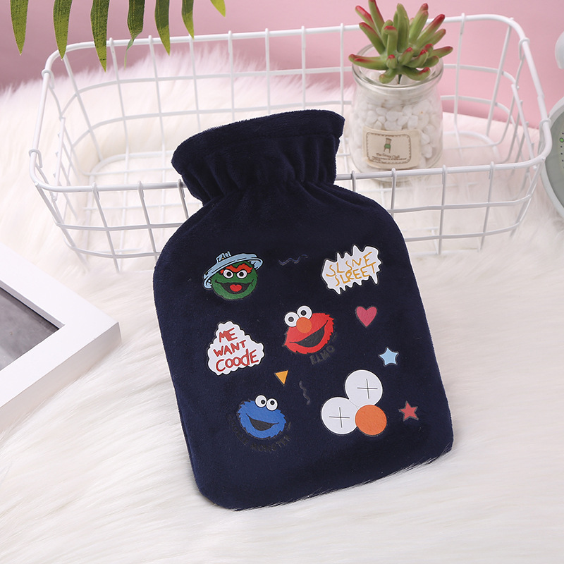 Popular Recommended Japanese Style Girly Style Hot Water Bag Cartoon Pattern Hand Warmer Explosion-Proof Hot Water Injection Bag Wholesale