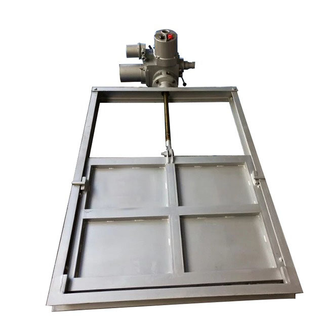 qzm电动不锈钢渠道闸门