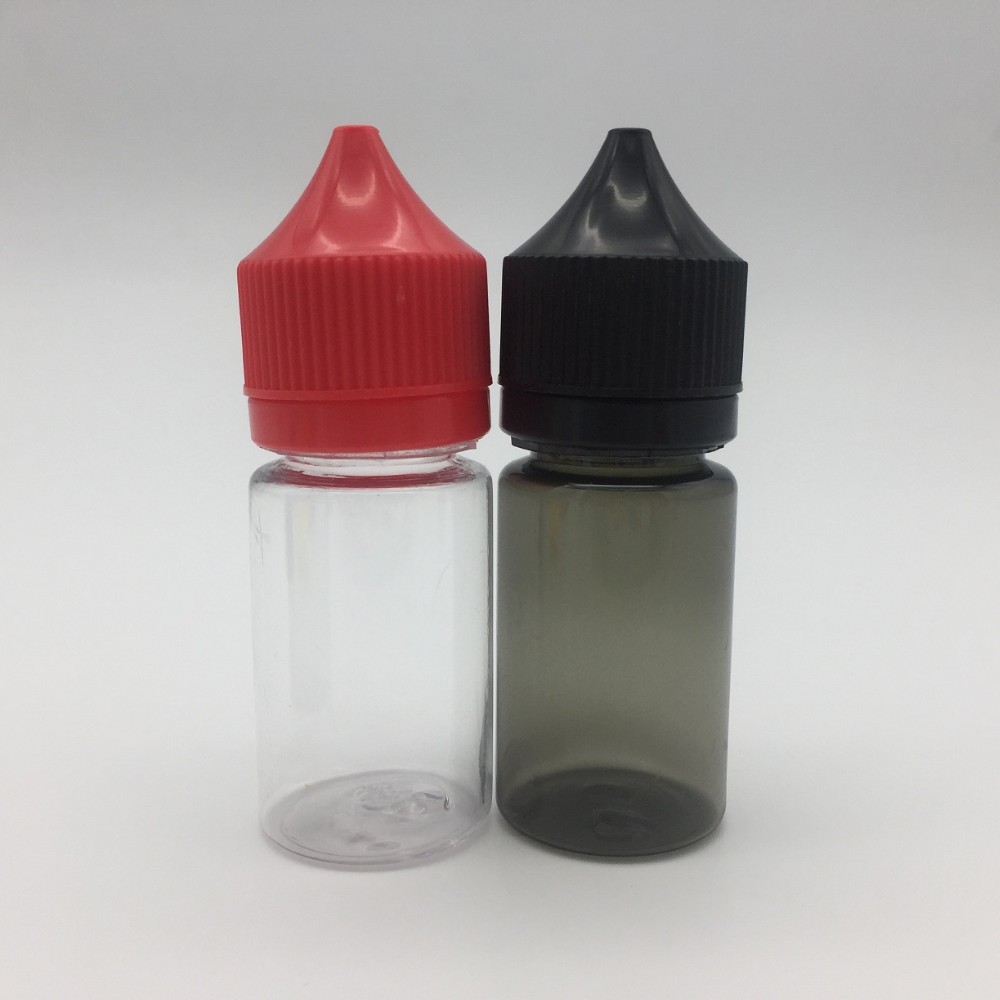 供应30ml矮胖款大猩猩电子烟油瓶儿童安全盖烟油瓶