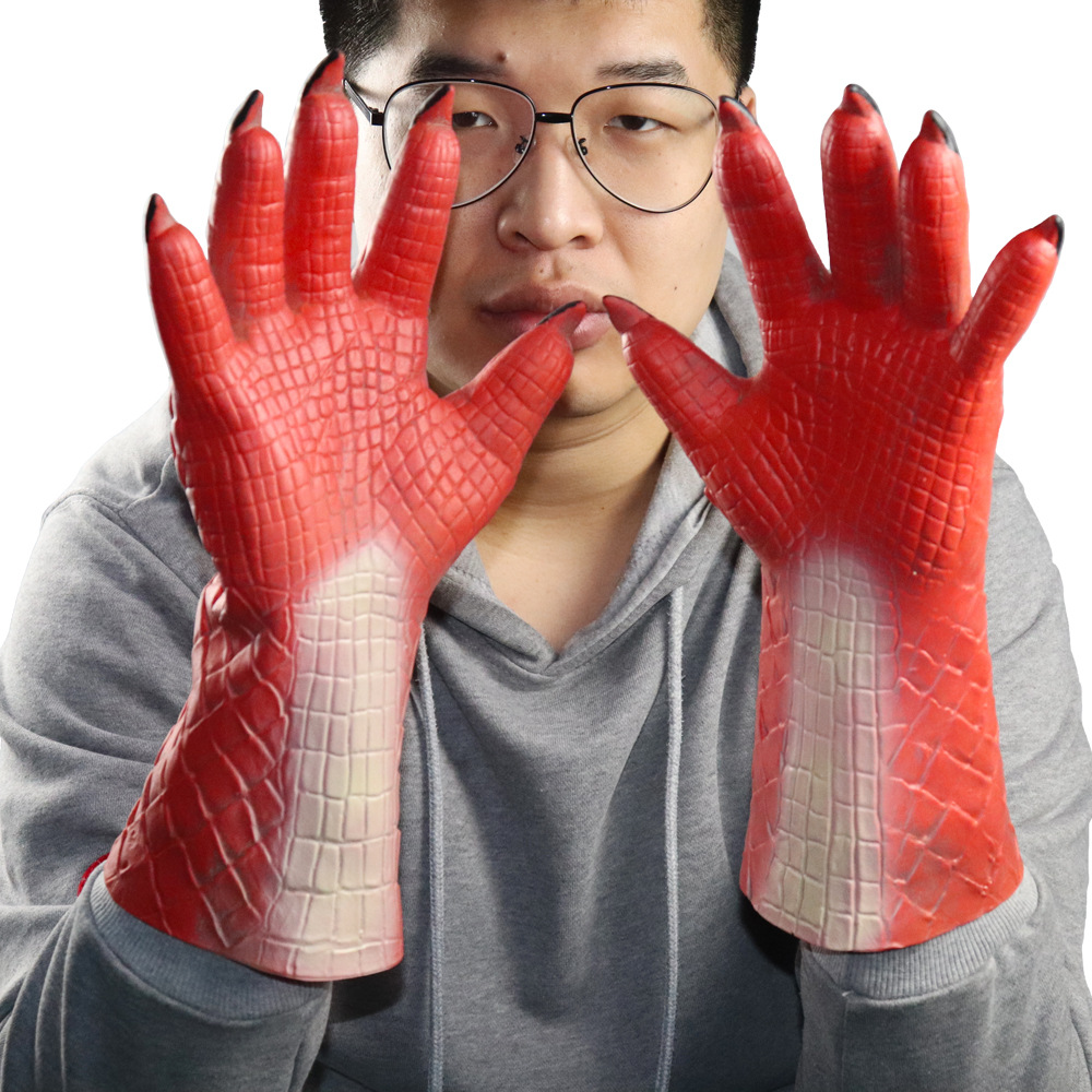 暗黑破坏神belial贝利亚面具mask手套万圣节派对cosplay恐怖道具