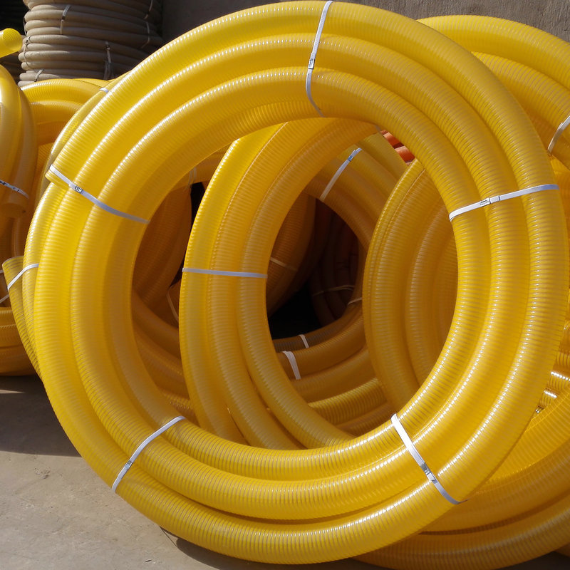 供应pvc螺旋管牛筋管 双色耐磨园林排灌农用牛筋软管