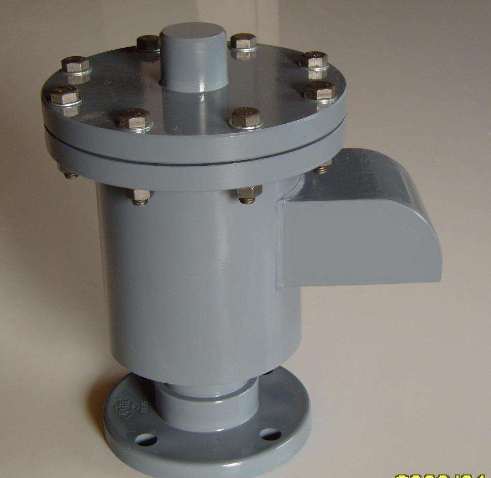 pvc呼吸阀upvc双接管呼吸阀酸碱储罐呼吸阀 聚氯乙烯呼吸阀单呼阀