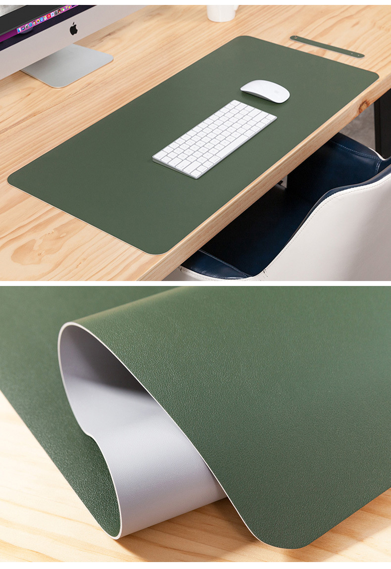工厂直销超大号鼠标垫 皮革游戏鼠标垫 笔记本电脑办公桌垫可定制