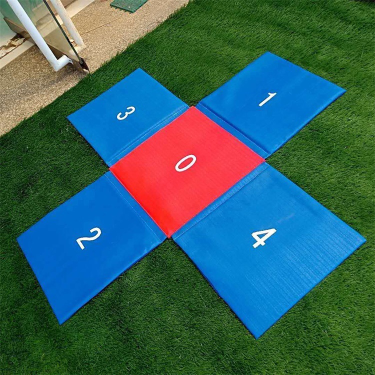 十字跳垫幼儿园软体组合器材幼儿园趣味田径十字跳垫带数字的垫子