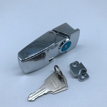 DK605-1亮铬搭扣锁，箱体锁扣，机箱机柜扣锁，工业配电柜搭扣锁