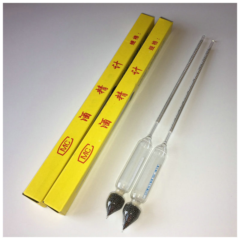 白酒酒精计0-40-70-100酒精浓度计 酒精比重计自酿酒专用测量