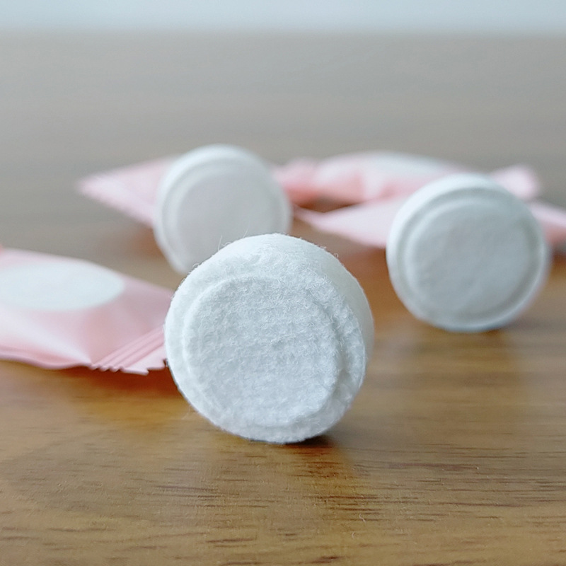 厂家直销一次性压缩洗脸巾网纹糖果袋装旅行酒店洁面卸妆美容毛巾