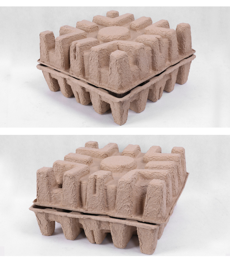 纸浆纸托专业生产厂家 多规格电子元器件内衬 防震尺寸可定制