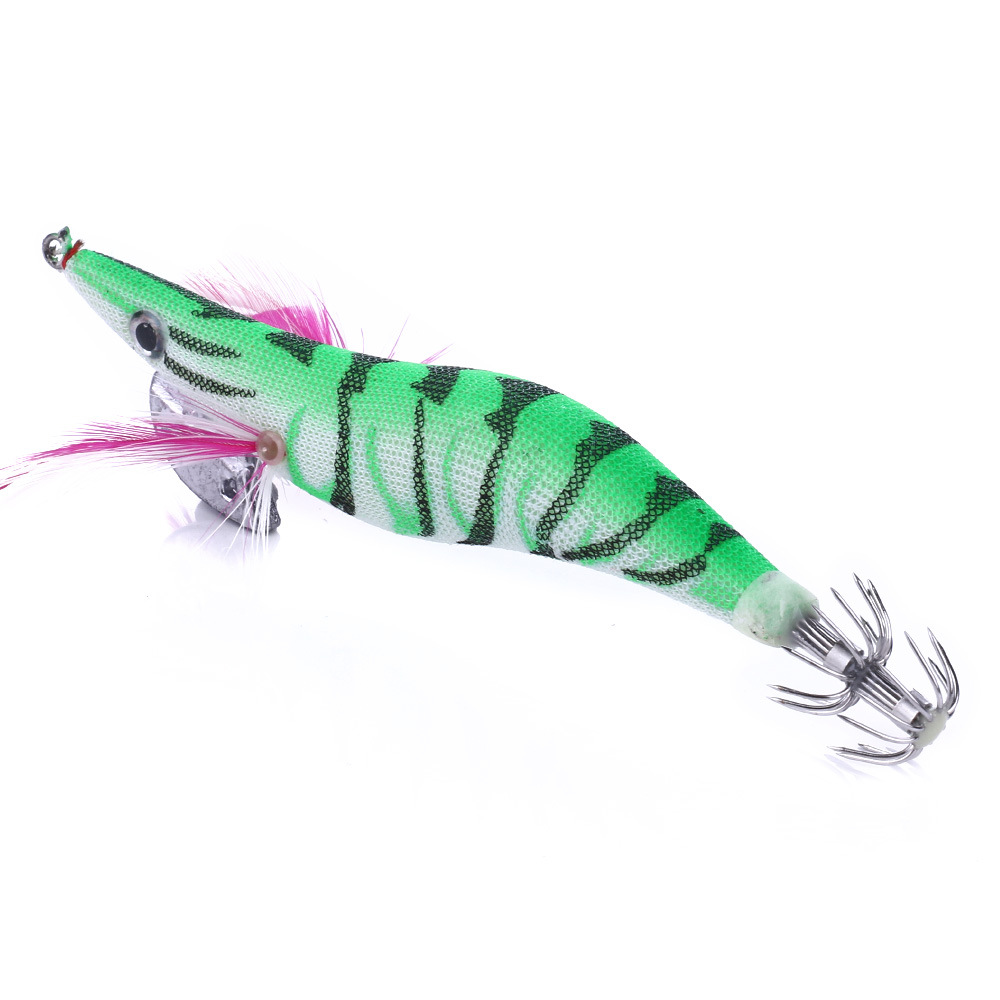 亨嘉23g路亚仿生木虾鱼饵多色夜光虾发光木虾爆炸钩 路亚假饵盒装