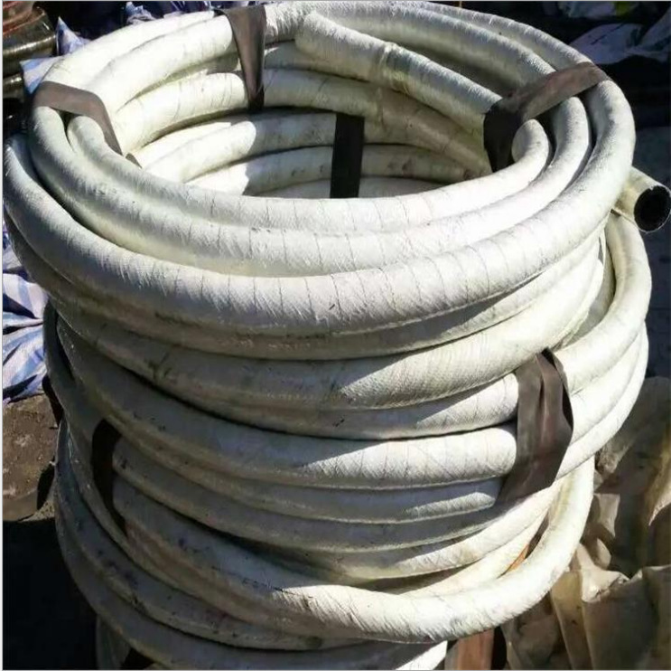 厂家直销低压夹布橡胶管 电炉用外包石棉阻燃胶管 中频炉水冷电缆