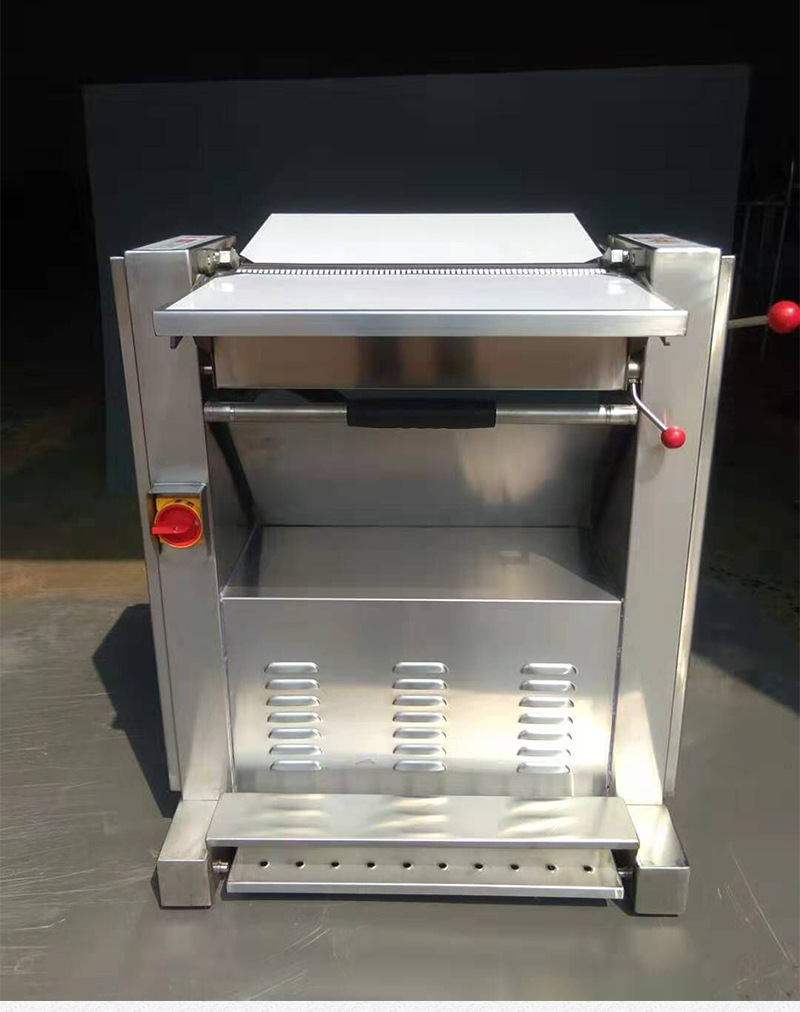 猪肉扒皮机半自动去猪肉皮机 五花肉皮分割机全不锈钢肉皮分离机