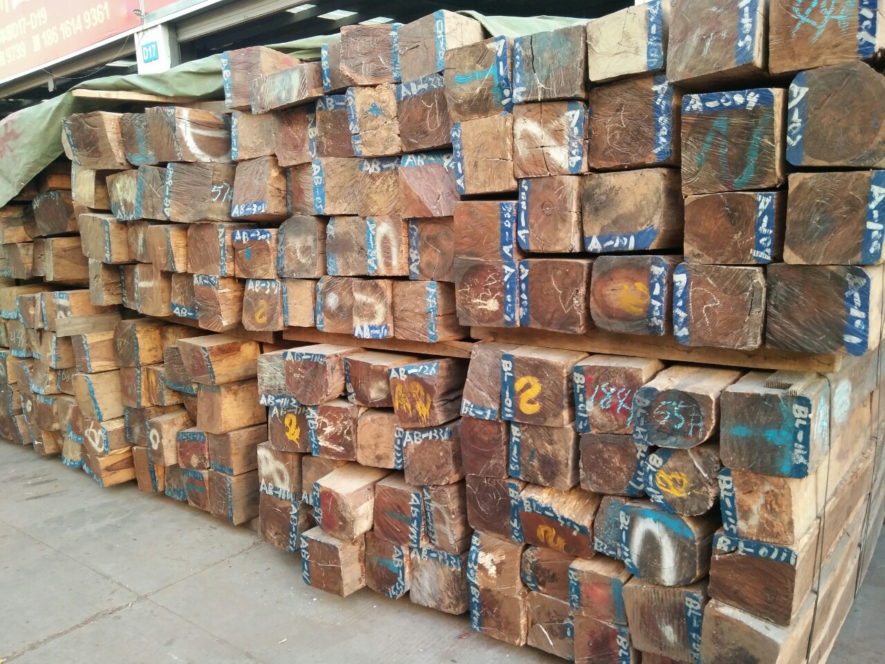 老挝花枝缅甸花枝 原木木材 白红酸枝木方 花枝家具雕刻地板木料