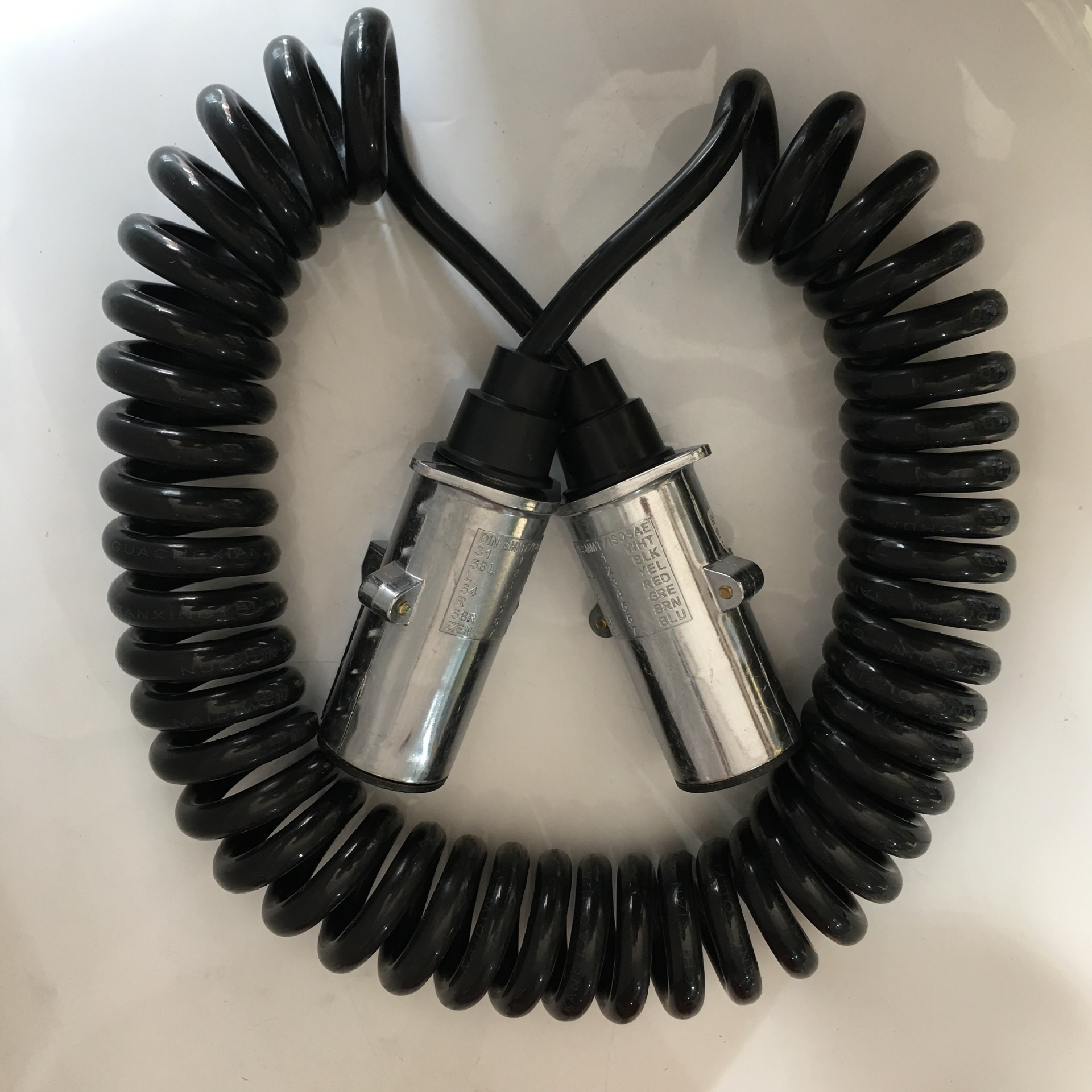 汽车挂车线挂车拖车弹簧线七芯线连接线